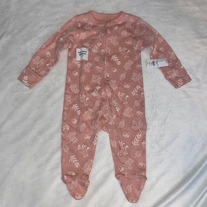 Old Navy Footie Bodysuit with Fold-Over Mittens